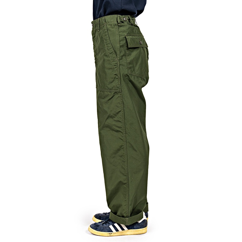 WORKERS ワーカーズ Baker Pants, Trace MIL-838-D, OD Poplin ベイカーパンツ