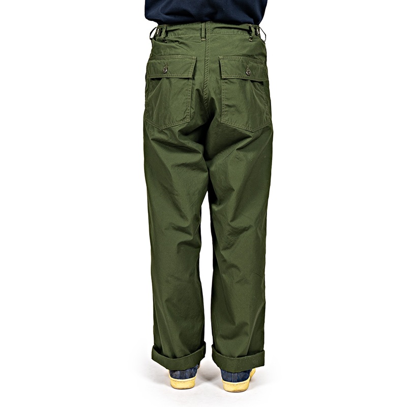 WORKERS ワーカーズ Baker Pants, Trace MIL-838-D, OD Poplin ベイカーパンツ