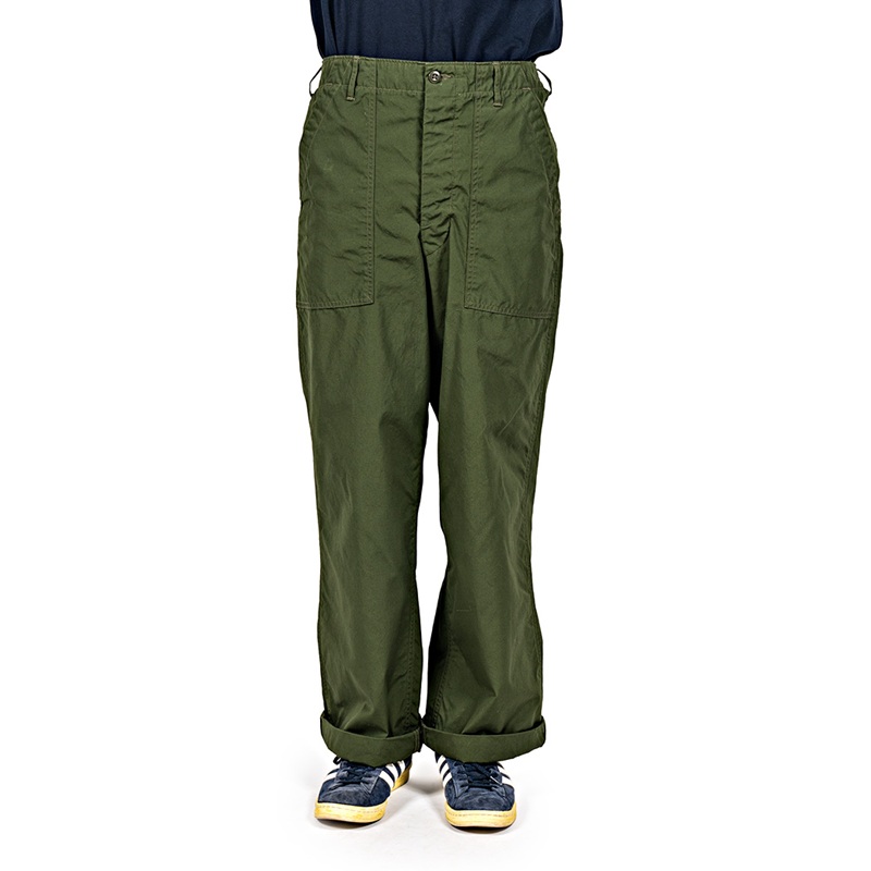WORKERS ワーカーズ Baker Pants, Trace MIL-838-D, OD Poplin ベイカーパンツ
