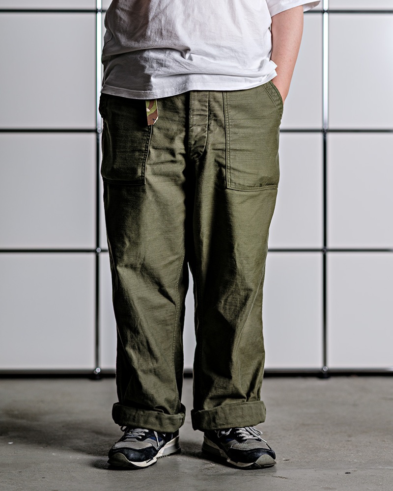 WORKERS ワーカーズ Baker Pants, Trace MIL-838-D, OD Poplin ベイカーパンツ