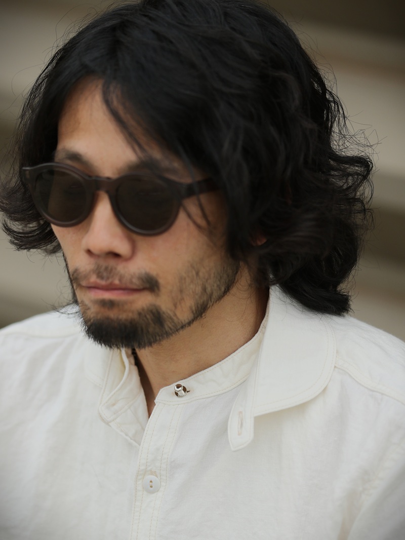 TCB jeans TCBジーンズ Detachable Collar Work Shirt  Linen デタッチャブルカラーワークシャツ リネン
