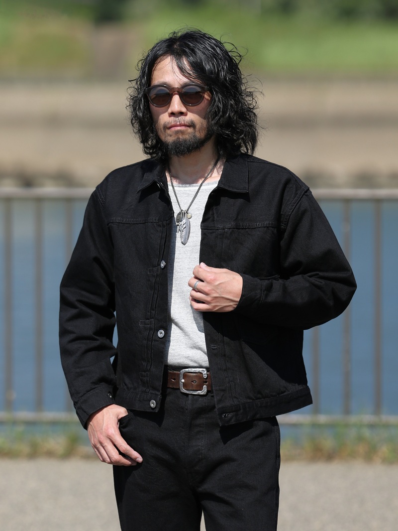 TCB jeans TCBジーンズ New S40's Jacket 14oz BKBK 大戦モデル デニムジャケット ブラック