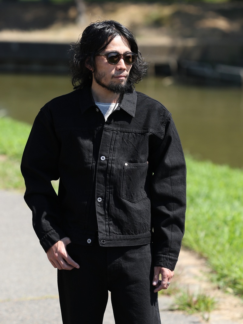 TCB jeans TCBジーンズ New S40's Jacket 14oz BKBK 大戦モデル デニムジャケット ブラック