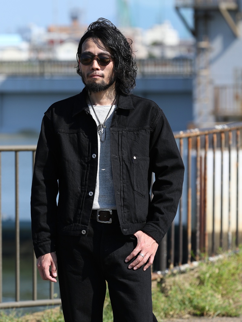 TCB jeans TCBジーンズ New S40's Jacket 14oz BKBK 大戦モデル デニムジャケット ブラック