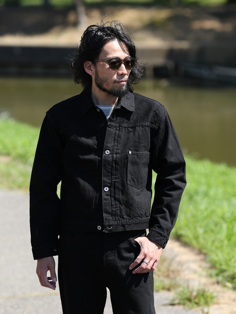 TCB jeans TCBジーンズ New S40's Jacket 14oz BKBK 大戦モデル デニムジャケット ブラック