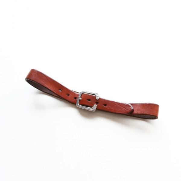 画像1:  Aging sample   Vintage Works  Leather Belt  BRONZE  (1)