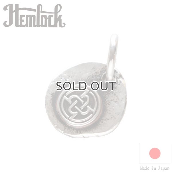 画像1: hemlock  ヘムロック  H circle logo metal  ロゴ メタル トップ   (1)