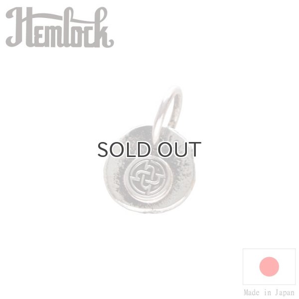 画像1: hemlock  ヘムロック  H circle logo metal Small  ロゴ メタル トップ スモール   (1)