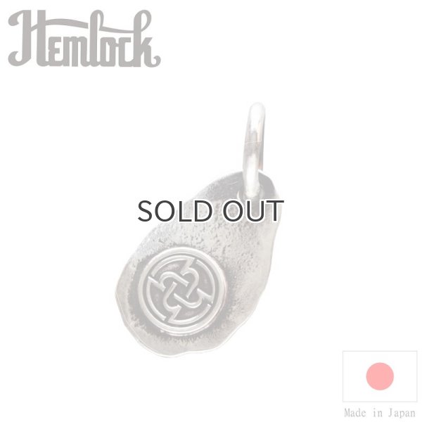 画像1: hemlock  ヘムロック  Teardrop logo metal  ティアドロップ ロゴメタル トップ  (1)