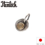 hemlock  ヘムロック  H circle logo metal Small K18point  ロゴ メタル トップ スモール ゴールド 