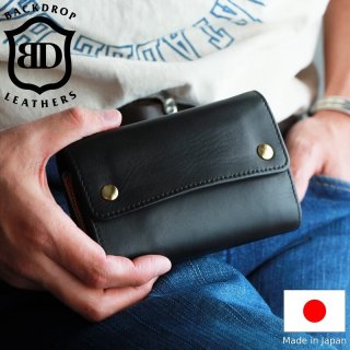 BACKDROP Leathers バックドロップレザーズ ZIP WALLET -TWIST
