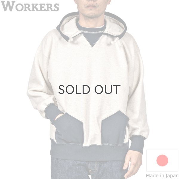 画像1: WORKERS  ワーカーズ  Atozuke Parka, 2-Tone/Oatmeal x Fade Blk  (1)