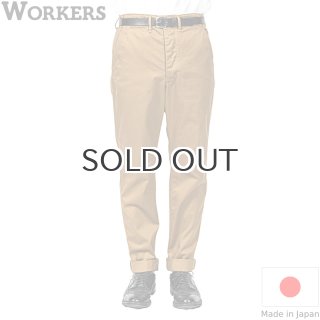 WORKERS ワーカーズ Officer Trousers Slim Type2, USMC Khaki Qurious