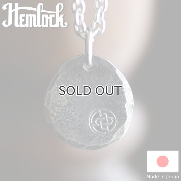 画像1: Hemlock  ヘムロック  Hcircle logo metal Large  ロゴ メタル トップ ラージ  (1)